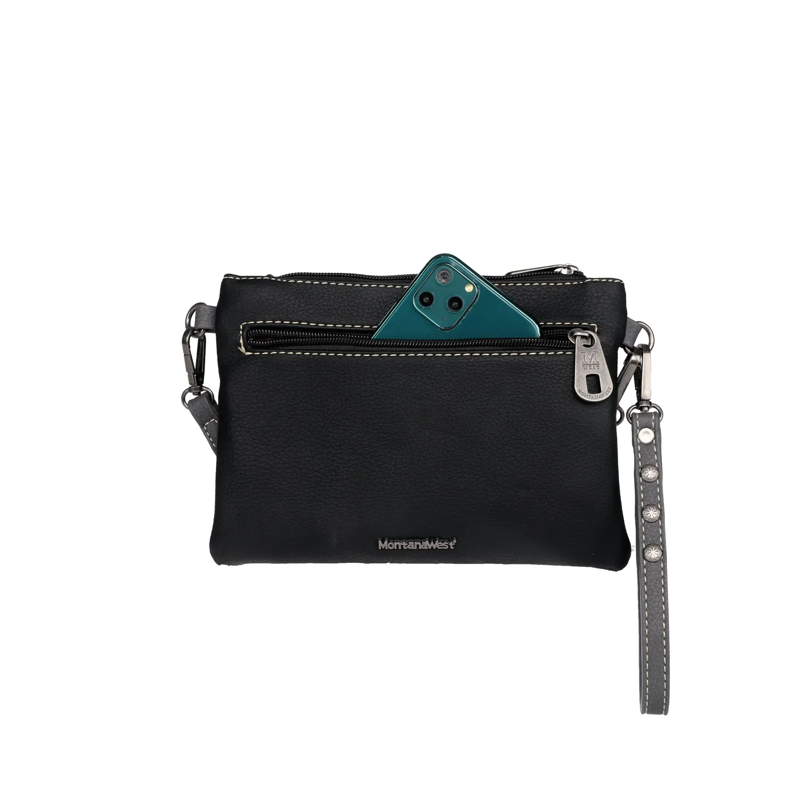 MW1107-181 Montana West Concho Collection Clutch/Crossbody