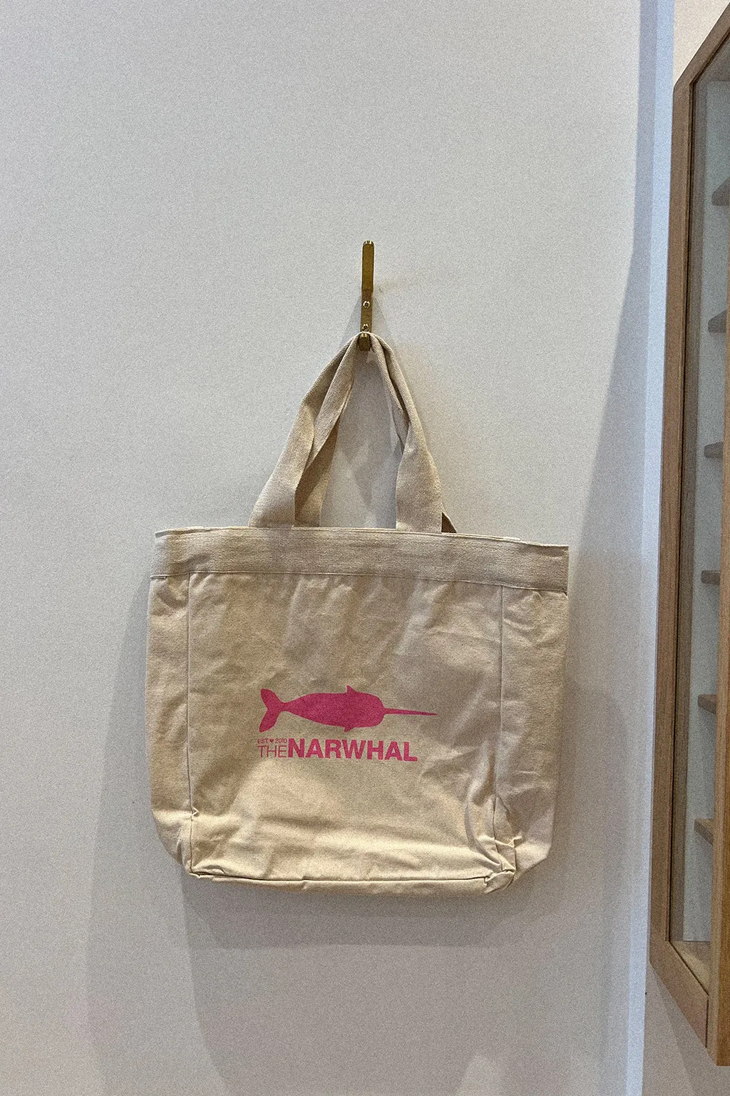 NARWHAL COTTON CANVAS TOTE