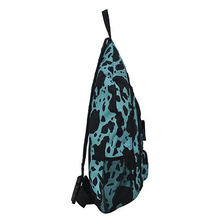 Neon Cow Turquoise NGIL Sling Backpack