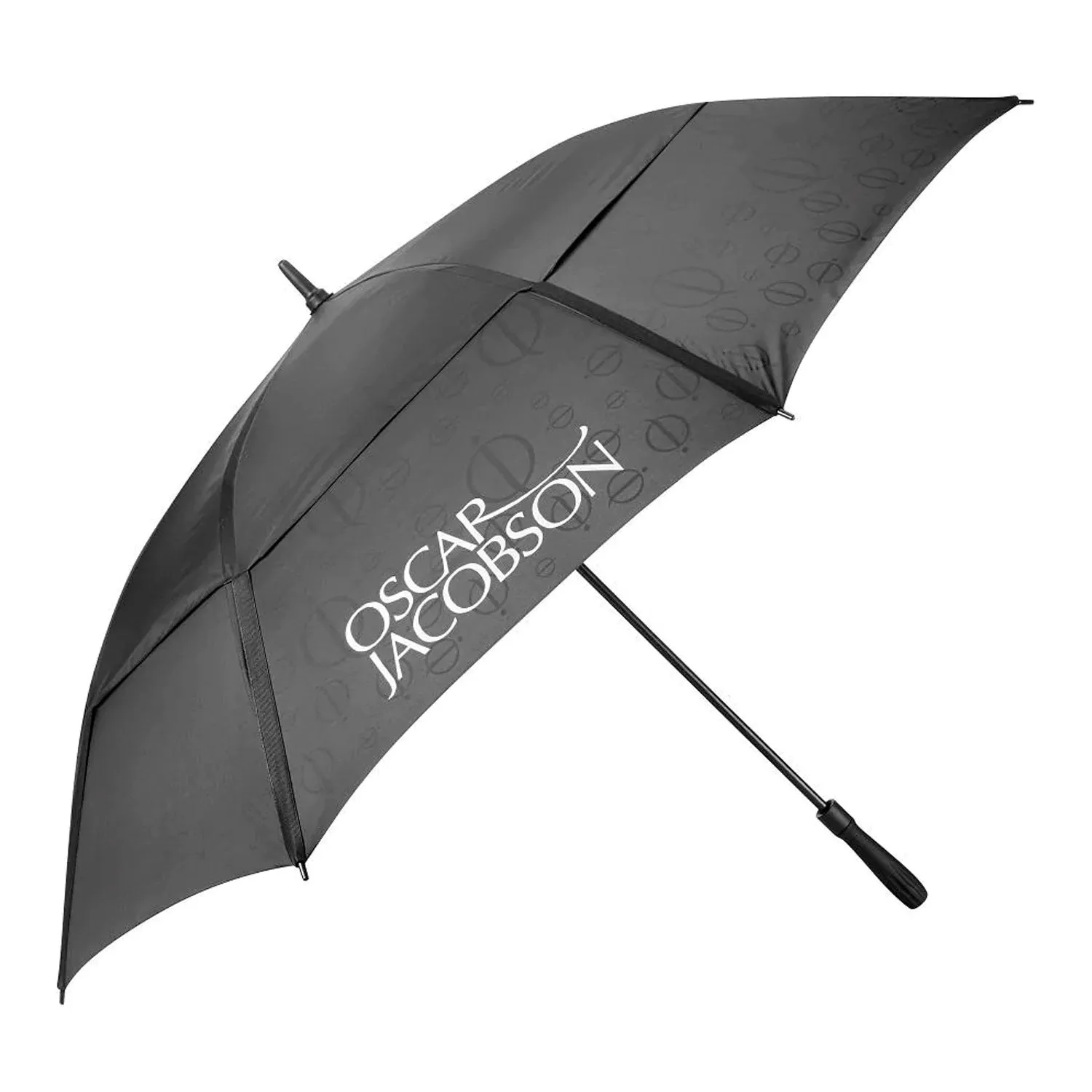 Oscar Jacobson Dual Canopy Umbrella - Black