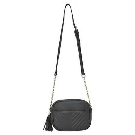 SALE! Dark Gray Chic Faux Leather NGIL Crossbody Bag