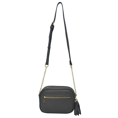 SALE! Dark Gray Chic Faux Leather NGIL Crossbody Bag