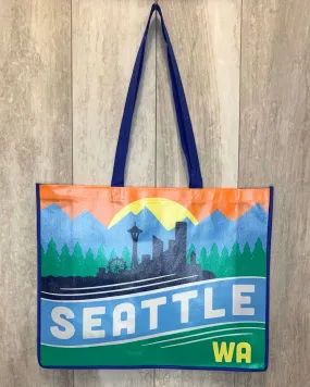 Seattle Skyline Tote Bag