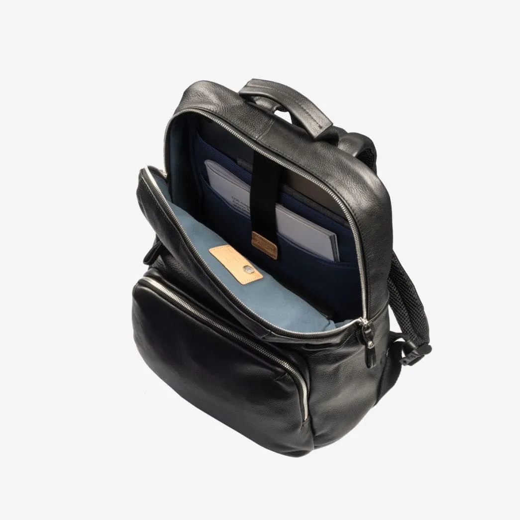 Single Compartment Backpack 40cm, Soft Black