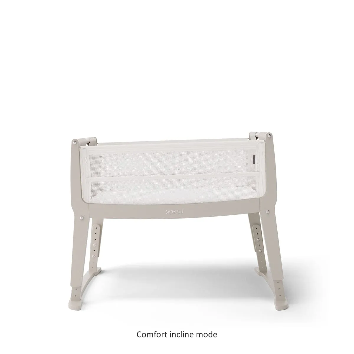 SnuzPod Studio Bedside Crib - New Grey