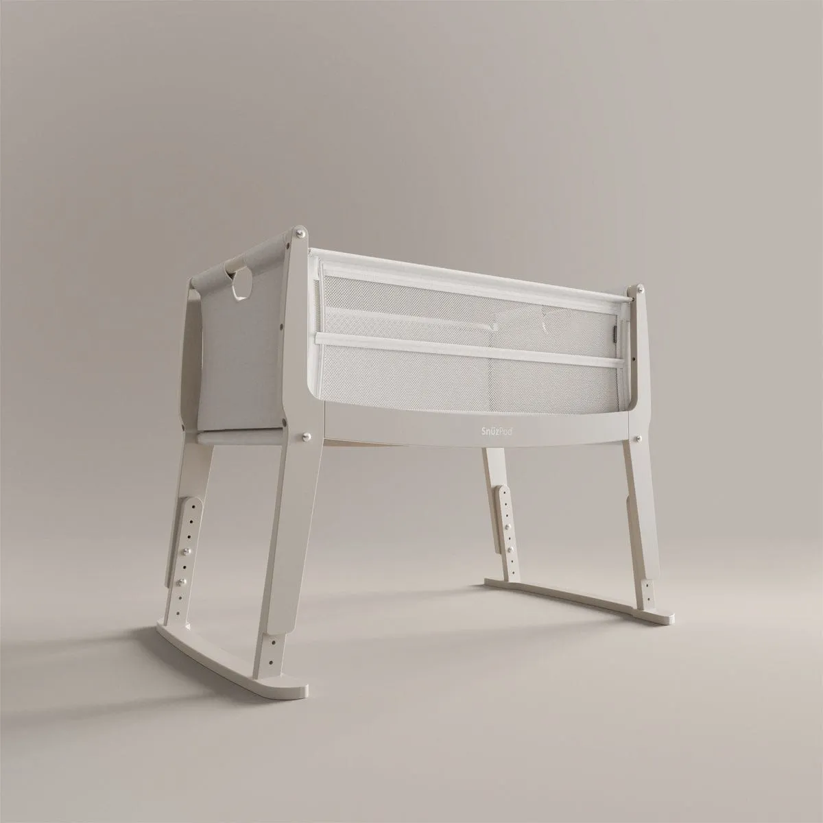 SnuzPod Studio Bedside Crib - New Grey