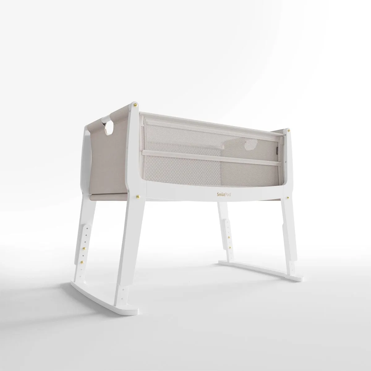 SnuzPod Studio Bedside Crib - White