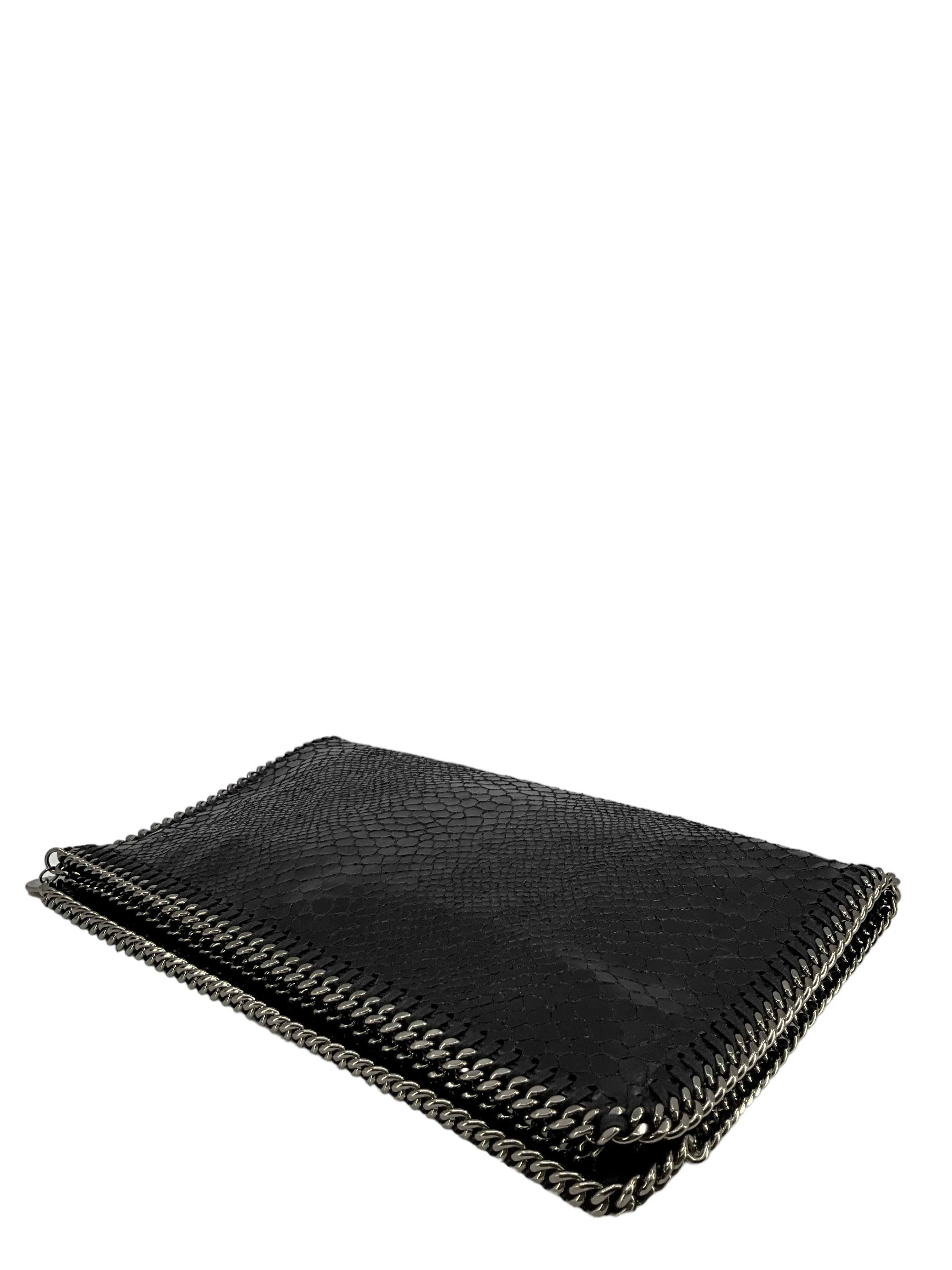 Stella McCartney Falabella Vegan Python Clutch