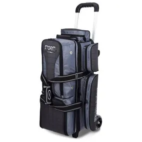 Storm 3 Ball Rolling Thunder Charcoal Plaid/Grey/Black Bowling Bag