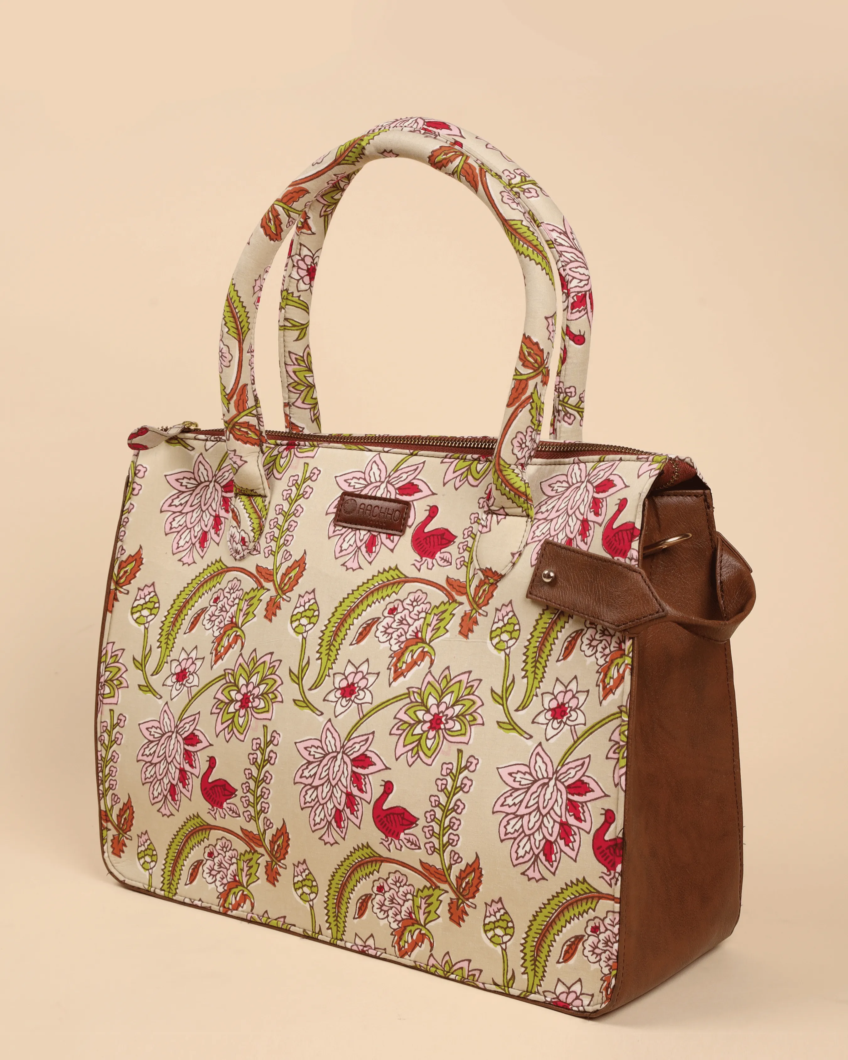 Sunlit Sands Handblock Shoulder Bag