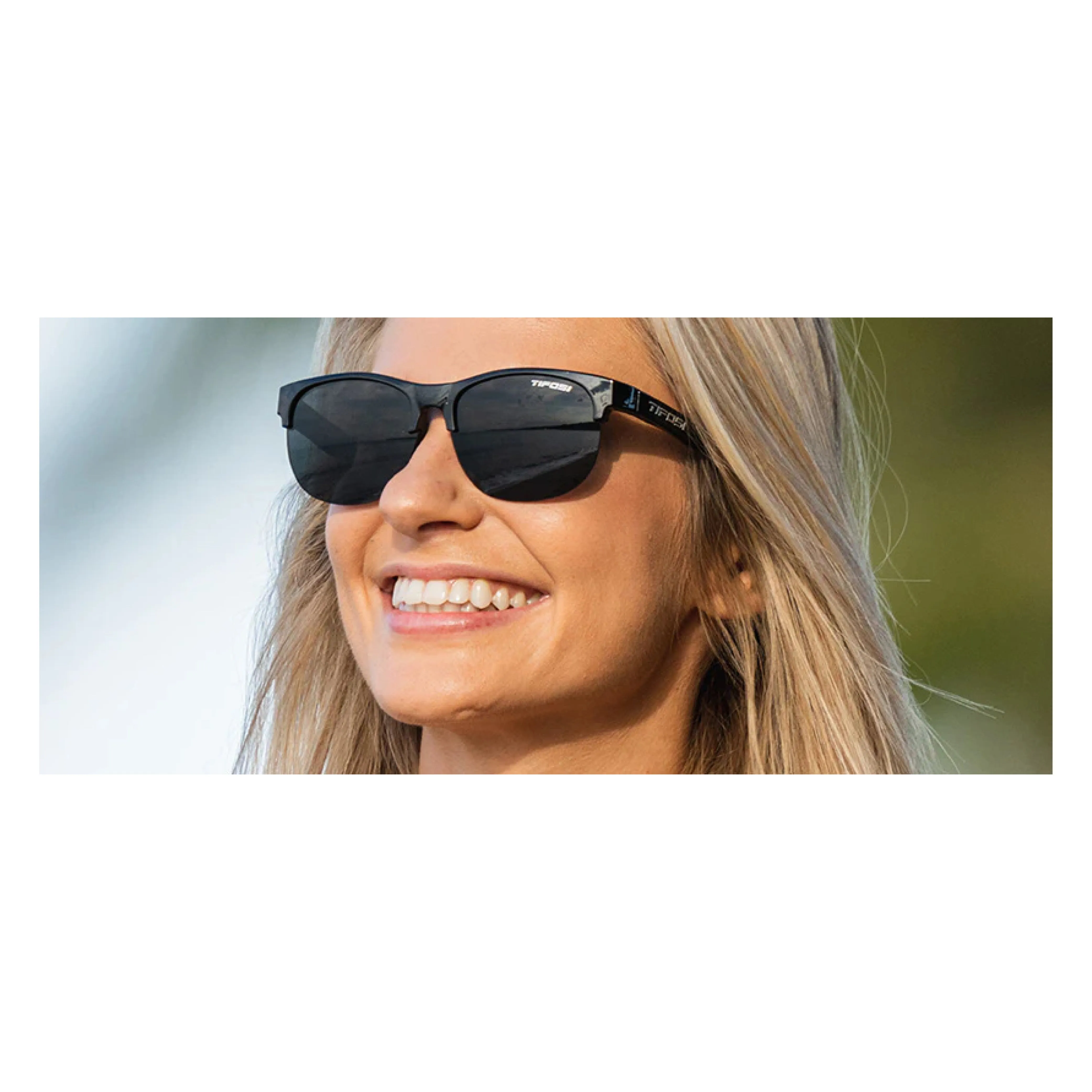 Tifosi Swank Sl Sunglasses - Gloss Black, Smoke