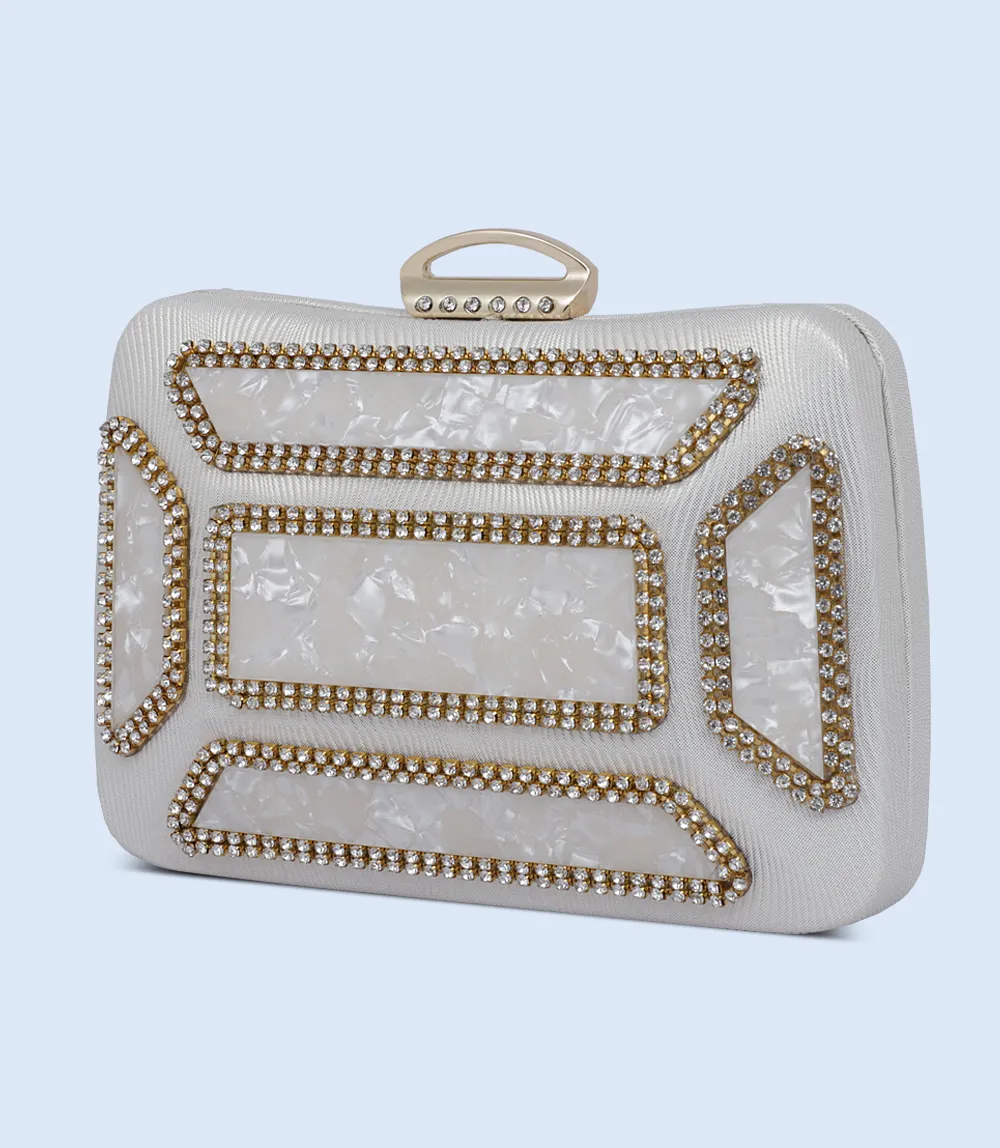 WB2499-PEARL-Women Snazzy Clutch