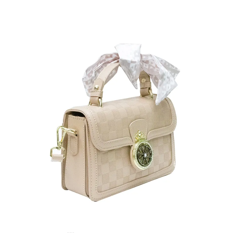 Wheel of Fouture crossbody bag - white